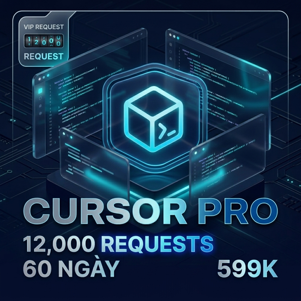 Cursor Pro 12000 request 60 ngày