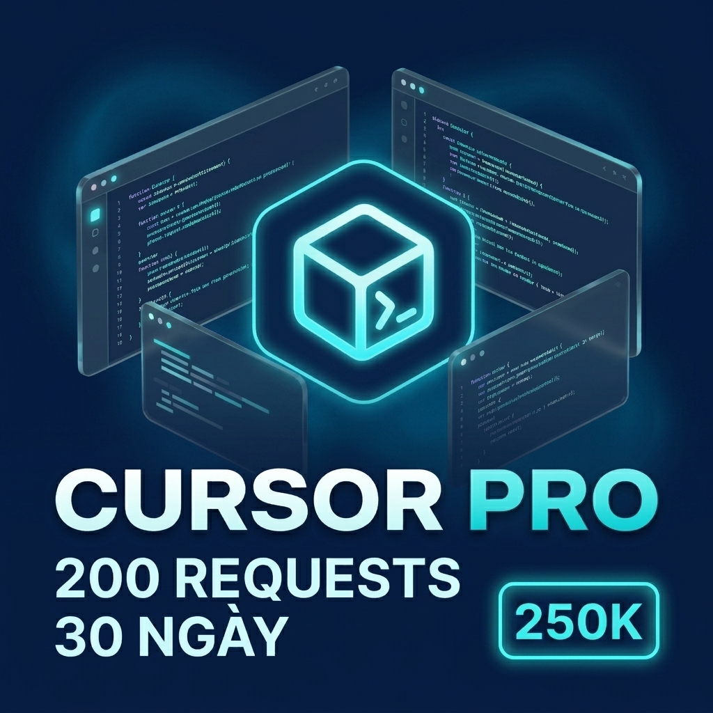 Cursor Pro 200 request 30 ngày