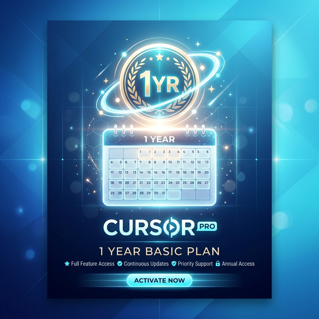 Cursor Pro gói 1 năm không bảo hành