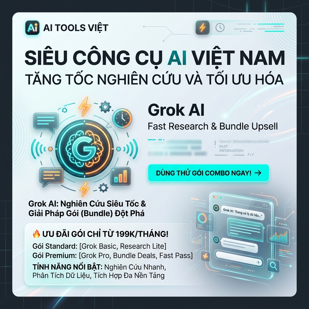 Grok AI cho chat và nghiên cứu nhanh