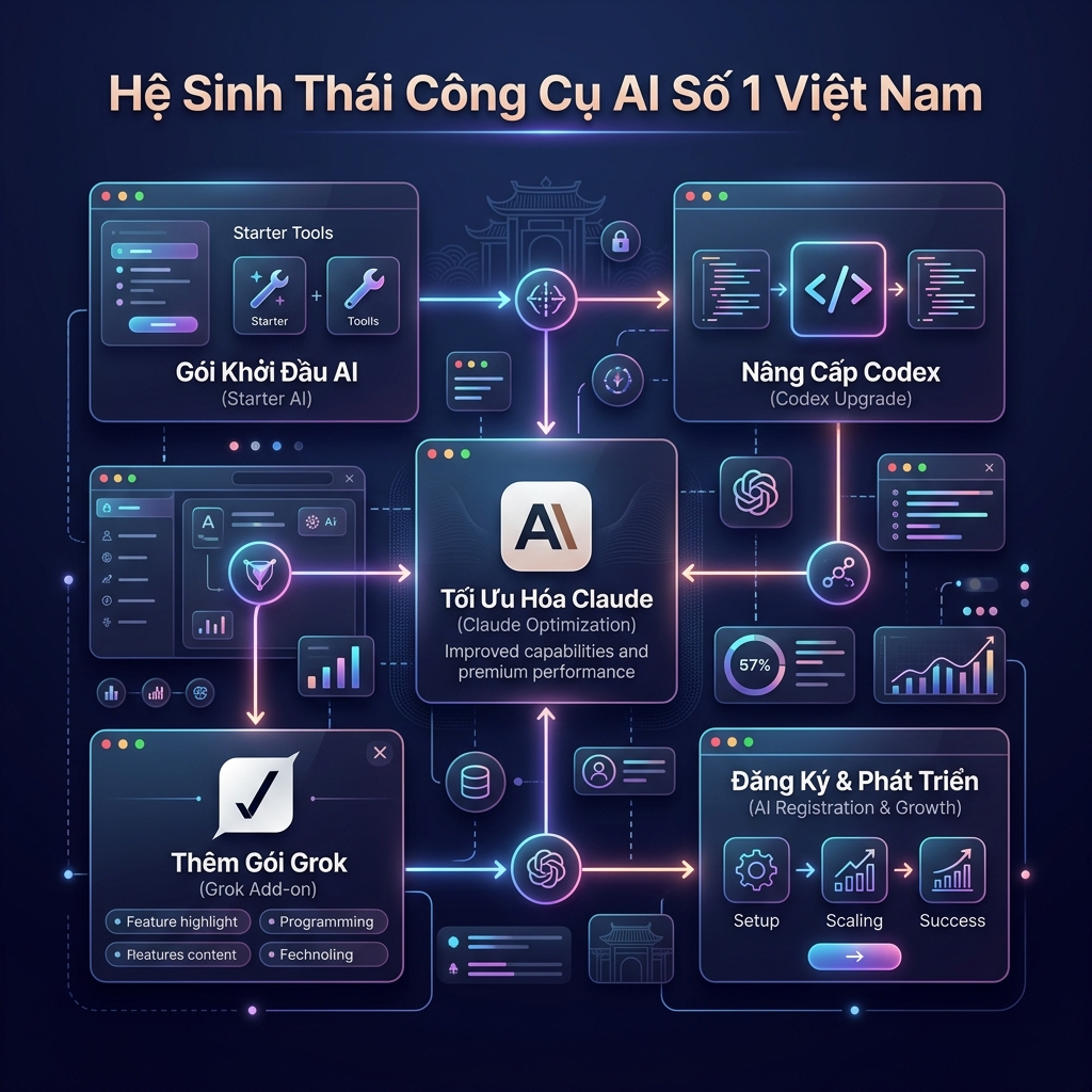 Sơ đồ gợi ý chốt đơn AI tools